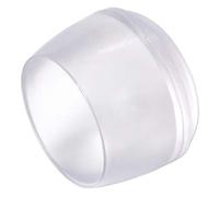 Adsamm® / 32 x Embouts extérieur / transparent / Ø 21 - 22 mm / rond / robuste glisseur à fixer sur tout les jambes rondes des meubles / pour zones sèches et humides.