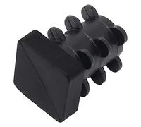 Adsamm® / 32 x Embouts Insert à ailettes/Noir / 12x12-14x14 mm/carré/Patin glisseur/pour Pieds tubulaires