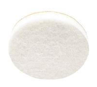 Adsamm® / 32 x patins en feutre extra forts / blancs / Ø 36 mm / rond / épaisseur 5,5 mm / patins glisseurs auto-adhésifs haut de gamme