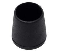 Adsamm® / 4 x Embouts extérieur/Noir/Ø 15-16 mm/Rond/Robuste glisseur à Fixer sur Tout Les Jambes Rondes des Meubles/pour Zones sèches et humides.