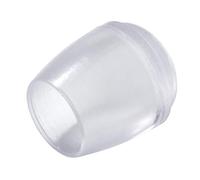 Adsamm® / 4 x Embouts extérieur/Transparent/Ø 11-12 mm/Rond/Robuste glisseur à Fixer sur Tout Les Jambes Rondes des Meubles/pour Zones sèches et humides.