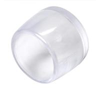 Adsamm® / 4 x Embouts extérieur/Transparent/Ø 15-16 mm/Rond/Robuste glisseur à Fixer sur Tout Les Jambes Rondes des Meubles/pour Zones sèches et humides.