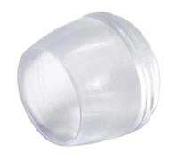 Adsamm® / 4 x Embouts extérieur/Transparent/Ø 17-18 mm/Rond/Robuste glisseur à Fixer sur Tout Les Jambes Rondes des Meubles/pour Zones sèches et humides.