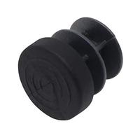 Adsamm® / 4 x Embouts Insert à ailettes/Noir/Ø 12-14 mm/Rond/Patin glisseur/pour Pieds tubulaires