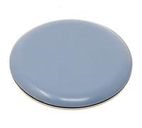 Adsamm® / 4 x Patins en PTFE / bleu-gris / Ø 60 mm / rond / Glisseurs autocollants PTFE / patins glisseurs auto-adhésif qualité premium