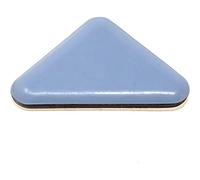 Adsamm® / 4 x Patins en PTFE / bleu-gris / 35x35x45 mm / triangulaire / Glisseurs autocollants PTFE / patins glisseurs auto-adhésif qualité premium