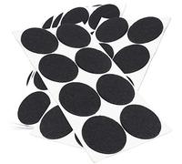 Adsamm® / 40 x Patins en Feutre/Noirs/Ø 50 mm/Rond/épaisseur 3,5 mm/Patins glisseurs Auto-adhésifs de qualité optimale