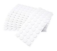 Adsamm® / 400 x Patins en Feutre/Blancs/Ø 18 mm/Rond/épaisseur 3,5 mm/Patins glisseurs Auto-adhésifs de qualité optimale