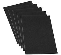 Adsamm® / 5 x plaquette autocollante en Feutre pour Le découpage/Noirs / 200x300 mm/rectangulaire / 3,5 mm d' épaisseur/Patins Feutre Auto-adhésifs