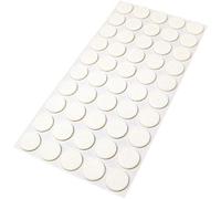 Adsamm® / 50 x patins en feutre / blancs / Ø 22 mm / rond / épaisseur 3,5 mm / patins glisseurs auto-adhésifs de qualité optimale
