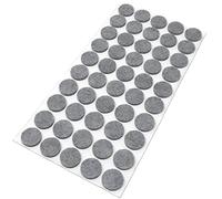 Adsamm® / 50 x Patins en Feutre/Gris/Ø 20 mm/Rond/épaisseur 3,5 mm/Patins glisseurs Auto-adhésifs de qualité optimale