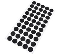 Adsamm® / 50 x Patins en Feutre/Noirs/Ø 16 mm/Rond / 1,5 mm d' épaisseur/Patins glisseurs Auto-adhésifs de qualité optimale de Adsamm®