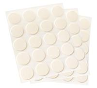 Adsamm® / 60 x caches adhésifs pour tête de vis / crème / Ø 13 mm / rond / caches autocollants avec fine épaisseur 0,45 mm, d'Adsamm®