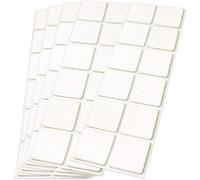 Adsamm® / 60 x Patins en Feutre/Blancs / 35x35 mm/carré/épaisseur 3,5 mm/Patins glisseurs Auto-adhésifs de qualité optimale