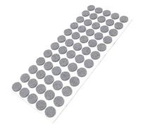 Adsamm® / 60 x Patins en Feutre/Gris/Ø 14 mm/Rond/épaisseur 3,5 mm/Patins glisseurs Auto-adhésifs de qualité optimale