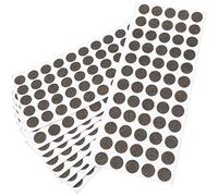 Adsamm® / 600 x Patins en Feutre/Bruns/Ø 14 mm/Rond / 1,5 mm d' épaisseur/Patins glisseurs Auto-adhésifs de qualité optimale de Adsamm®