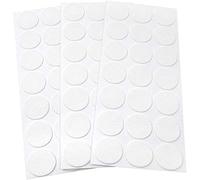 Adsamm® / 63 x Patins en Feutre/Blancs/Ø 30 mm/Rond / 1,5 mm d' épaisseur/Patins glisseurs Auto-adhésifs de qualité optimale de Adsamm®