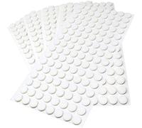 Adsamm® / 640 x Patins en Feutre/Blancs/Ø 12 mm/Rond/épaisseur 3,5 mm/Patins glisseurs Auto-adhésifs de qualité optimale