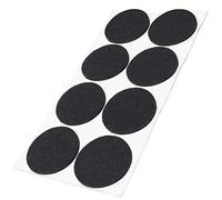 Adsamm® / 8 x Patins en Feutre/Noirs/Ø 50 mm/Rond/épaisseur 3,5 mm/Patins glisseurs Auto-adhésifs de qualité optimale