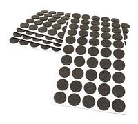 Adsamm FP-35-SA-BR-22-50-5 FP-35-SA-BR-22-50 Patins en feutre marron, diamètre 22 mm