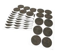 Adsamm FP-35-SA-BR-45-10-10 FP-35-SA-BR-45-10 Patins en feutre Diamètre 45 mm Marron