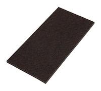 Adsamm® / Patin en Feutre Extra Forte/Brun / 100x200 mm/rectangulaire/épaisseur 5,5 mm/Patins glisseurs Auto-adhésifs Haut de Gamme