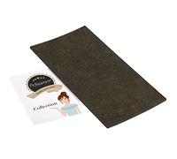 Adsamm® / plaquette autocollante en feutre pour le découpage / brun / 100x200 mm / rectangulaire / 3,5 mm d' épaisseur / patins feutre auto-adhésifs