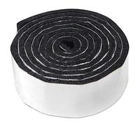 Adsamm® / Rouleaux de Rubans adhésifs en Feutre découpables/Noir / 24x1000 mm/Rouleaux/épaisseur 3,5 mm/Patins Feutre Auto-adhésifs de qualité optimale