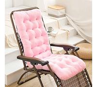 ADSEA Épais Patio Coussin Chaise Longue,Intérieur Extérieur Coussins Chaise Lounger Haut du Dos pour Rocking Chair Sofa Cushion-Rose 100x50x10cm(39x20x4inch)