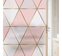 ADSFG Film De Fenêtre De Confidentialité pour Pare-Soleil De Salle De Bain Film De Vitrail Givré Statique sans Colle 50 cm X 200 cm Rideau De Film D'isolation Thermique De Protection Solaire,G