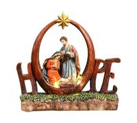 Adsfvs Figurine de la Nativité en Résine,Statue Religieuse de la Naissance de Jésus | Décoration de la Sainte Famille Nativité | pour Intérieur Maison Table Cheminée Table De Chevet