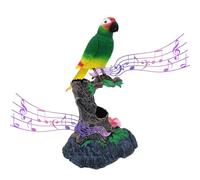 Adsfvs Perroquet Parlant - Perroquets de Simulation de Voix de contrôle à Piles électriques Mignons - Sparrow Bird répète ce Que Vous Dites, Jouet électrique à Induction pour Perroquet pour Jardin