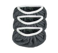 Adsfvs Recharge De Têtes De Serpillère - Lingettes De Rechange Lavables | 3 Pièces Accessoires De Nettoyage pour Maison Cuisine Salle De Séjour Balcon Chambre