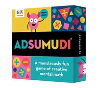 Adsumudi Jeu de mathématiques - Le Jeu Intelligent et monstrueusement Amusant pour Les Enfants à pratiquer la Multiplication, l'addition et la soustraction - Idéal pour Les de 8 à 12 Ans