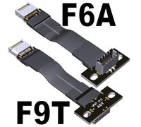Adt-Link-Câble D'extension Interne Usb 3.1,Type E Mâle Vers Femelle Avec Trous De Vis Pour Carte Mère - Type F9t-F6a-50cm