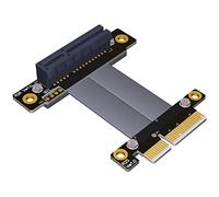 ADT-Link Câble d'extension PCIe 3.0 x4 32G / BPS PCI Express 4X Graphique Carte d'extension Rack de Conversion d'extension SSD Raid Vertical 270 R22SR (5CM)