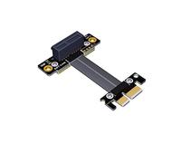 ADT-Link Cable d'extension PCIe ¨¤ Angle Droit de 90 degr¨¦s 3.0 x1 ¨¤ x1 R11SL Cable Haut de Gamme d'extension PCI Express 1 x Carte Riser (10CM)