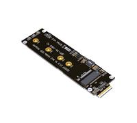 ADT-LINK Carte PCIe X4 5.0 NVMe Riser, Adaptateur SSD M.2 Vers EDSFF E1.S Compatible avec les Cartes NVMe M.2 NGFF Key M (2230)