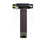ADT-Link Riser PCIe x4 3.0 PCI-E 4X ¨¤ M.2 NGFF NVMe M Key 2280 Carte Riser Cable Gen3.0 cl¨¦ M2-M pci-Express rallonge 32G/BPS (30CM,R42SR)