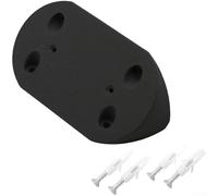 ADT Support d'angle pour détecteur de mouvement pour angle mural à 90 degrés pour améliorer la stabilité du capteur et la cohérence de détection dans des environnements dynamiques (noir)