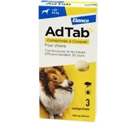 AdTab Anti Puces Chien XL (22-45 Kgs) Boite de 3