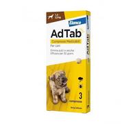 AdTab Comprimés à croquer pour Chiens 1,3-2,5 Kg - 3 comprimés