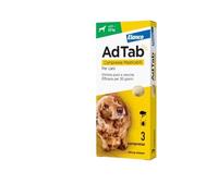 AdTab Comprimés à croquer pour Chiens de 11-22 Kg - 3 comprimés