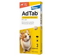 AdTab Comprimés à croquer pour Chiens de 5,5-11 Kg - 3 comprimés