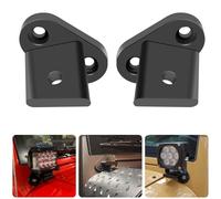 ADTOPI Support de lumière LED pour pare-brise en aluminium compatible avec Jeep Wrangler JK JKU