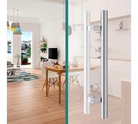 ADTUIUG Poignée de porte coulissante industrielle, Sliding Barn Door Shower Handle, Industrial Pipe Pull H-Shape(1200 * 800mm)