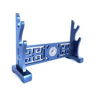 ADTUIUG Porte-épées, Support d'armes, Support d'épée Creux Bagua Noir adapté à l'épée de samouraï Standard(2Tier)