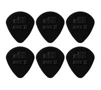 Jim Dunlop Médiators Jazz II 47P2S Jeu de 6 1,18 mm noir