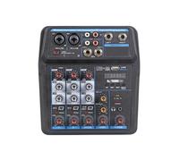 Aduio Mixer DJ Console Avec Carte Son Bluetooth For Enregistrement Sur PC Karaoké Microphone Instrument De Mixage Audio Interface