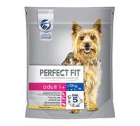 Adult 1+ Croquettes pour Petits Chiens (< 10 kg), 5 sachets, 5 x 825 g - Nourriture pour Chien de qualité supérieure sèche Riche en Poulet, pour Soutenir la vitalité